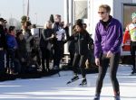Biddinghuizen 8 maart 2015
Rosanna Kluivert schaatst mee voor de hollandse 100. een initiatief van Prins Bernhard jr