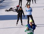 Biddinghuizen 8 maart 2015
Rosanna Kluivert schaatst mee voor de hollandse 100. een initiatief van Prins Bernhard jr