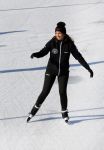 Biddinghuizen 8 maart 2015
Rosanna Kluivert schaatst mee voor de hollandse 100. een initiatief van Prins Bernhard jr