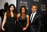 Amsterdam 30 maart 2015
Premiere Bloed zweet en tranen (film over het leven van Andre Hazes) in Tuschinski.
rachel Hazes met Roxeanne Hazes en vriend en Dre Hazes en vriendin