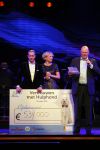 Hilversum 26 maart 2015
Gala stichting hulphond in studio 21. Eric Bouwer en Rudolph Strickwold en Anita Witzier