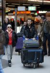 Schiphol 26 maart 2015
Samantha Fox arriveert op schiphol. Varol Porsemay haalt haar op