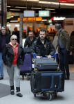 Schiphol 26 maart 2015
Samantha Fox arriveert op schiphol. Varol Porsemay haalt haar op