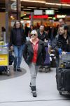 Schiphol 26 maart 2015
Samantha Fox arriveert op schiphol. Varol Porsemay haalt haar op