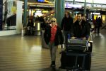 Schiphol 26 maart 2015
Samantha Fox arriveert op schiphol. Varol Porsemay haalt haar op