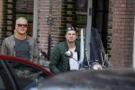 Amsterdam 17 maart 2015  
Koen Verweij en Sven Kramer in Amsterdam zuid.