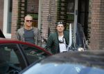 Amsterdam 17 maart 2015  
Koen Verweij en Sven Kramer in Amsterdam zuid.