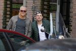 Amsterdam 17 maart 2015  
Koen Verweij en Sven Kramer in Amsterdam zuid.