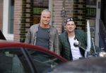 Amsterdam 17 maart 2015  
Koen Verweij en Sven Kramer in Amsterdam zuid.