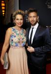 Amsterdam 30 maart 2015
Premiere Bloed zweet en tranen (film over het leven van Andre Hazes) in Tuschinski.
Tanja Jess en Charly Luske