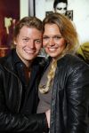 Alphen aan de Rijn 28 februari 2015
Opening expositie Myrthe Mylius. Vriend Thomas Berge en zoontje Jack zijn natuurlijk aanwezig.