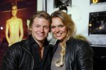 Alphen aan de Rijn 28 februari 2015
Opening expositie Myrthe Mylius. Vriend Thomas Berge en zoontje Jack zijn natuurlijk aanwezig.