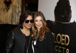 Amsterdam 30 maart 2015
Premiere Bloed zweet en tranen (film over het leven van Andre Hazes) in Tuschinski.
Waylon met vriendin Joelle Witschge