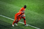 Amsterdam 28 maart 2015
Wesley Sneijder maakt de 1-1 bin Nederland-Turkije in de amsterdam Arena.
Daarna stopt hij een bal onder zijn shirt en een duim in zijn mond ten teken dat zijn vrouw Yolanthe Sneijder Cabau een kindje krijgen