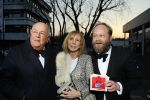 Hilversum 17 maart 2015
Uitreiking van de Buma Stemra prijzen in studio 21. Willem v Kooten met vrouw en zoon