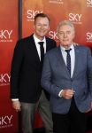 Amsterdam  3 april 2016
Premiere musical Sky in het Amsterdam theater.
Andre v Duin met vriend Martin