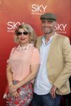 Amsterdam  3 april 2016
Premiere musical Sky in het Amsterdam theater.
Annemarie Jung met man Bert