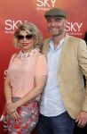 Amsterdam  3 april 2016
Premiere musical Sky in het Amsterdam theater.
Annemarie Jung met man Bert