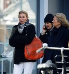 Amsterdam 9 maart 2016
Annemieke Verdoorn met vriendinnen i Amsterdam zuid