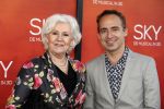Amsterdam  3 april 2016
Premiere musical Sky in het Amsterdam theater.
Annewil Blankers met zoon