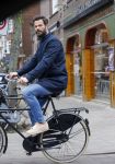 Amsterdam 18 maart 2016
Arie Boomsma op de fiets in Amsterdam.