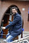 Amsterdam 18 maart 2016
Arie Boomsma op de fiets in Amsterdam.