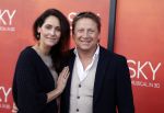 Amsterdam  3 april 2016
Premiere musical Sky in het Amsterdam theater.
Armando Borsato met vriendin