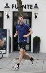 Amsterdam 3 april 2016 
Beau Schneider hard aan het lopen in Amsterdam zuid