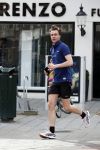 Amsterdam 3 april 2016 
Beau Schneider hard aan het lopen in Amsterdam zuid