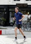 Amsterdam 3 april 2016 
Beau Schneider hard aan het lopen in Amsterdam zuid