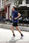 Amsterdam 3 april 2016 
Beau Schneider hard aan het lopen in Amsterdam zuid