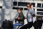 Amsterdam 12 maart 2016
Beertje v Beers met dochter op de fiets.