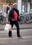 Amsterdam 14 maart 2016  
Caroline Tensen doet boodschappen in Amsterdam zuid.