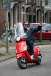 Amsterdam 8 april 2016
Dirk Zeelenberg op zijn vespa scooter