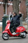 Amsterdam 8 april 2016
Dirk Zeelenberg op zijn vespa scooter