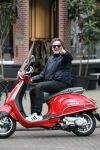 Amsterdam 8 april 2016
Dirk Zeelenberg op zijn vespa scooter