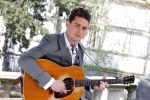 Amsterdam 9 april 2016 
Bijeenkomst van deelnemers aan het eurovision songfestival in het vondelpark.
Douwe Bob is de nederlandse inzending.