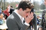 Amsterdam 9 april 2016 
Bijeenkomst van deelnemers aan het eurovision songfestival in het vondelpark.
Douwe Bob is de nederlandse inzending.