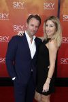 Amsterdam  3 april 2016
Premiere musical Sky in het Amsterdam theater.
Edgar Meier met vriendin