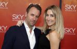 Amsterdam  3 april 2016
Premiere musical Sky in het Amsterdam theater.
Edgar Meier met vriendin