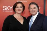Amsterdam  3 april 2016
Premiere musical Sky in het Amsterdam theater.
Erwin v Lambaart met vrouw