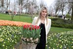Lisse 9 april 2016
Doop van tulip Estavana Polman in de keukenhof. Estavana is de nieuwe vriendin van Rafael v d Vaart. Haar ouders zijn ook aanwezig.