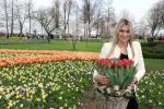 Lisse 9 april 2016
Doop van tulip Estavana Polman in de keukenhof. Estavana is de nieuwe vriendin van Rafael v d Vaart. Haar ouders zijn ook aanwezig.