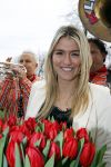 Lisse 9 april 2016
Doop van tulip Estavana Polman in de keukenhof. Estavana is de nieuwe vriendin van Rafael v d Vaart. Haar ouders zijn ook aanwezig.
