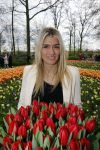 Lisse 9 april 2016
Doop van tulip Estavana Polman in de keukenhof. Estavana is de nieuwe vriendin van Rafael v d Vaart. Haar ouders zijn ook aanwezig.