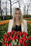 Lisse 9 april 2016
Doop van tulip Estavana Polman in de keukenhof. Estavana is de nieuwe vriendin van Rafael v d Vaart. Haar ouders zijn ook aanwezig.