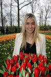 Lisse 9 april 2016
Doop van tulip Estavana Polman in de keukenhof. Estavana is de nieuwe vriendin van Rafael v d Vaart. Haar ouders zijn ook aanwezig.