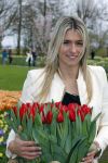 Lisse 9 april 2016
Doop van tulip Estavana Polman in de keukenhof. Estavana is de nieuwe vriendin van Rafael v d Vaart. Haar ouders zijn ook aanwezig.