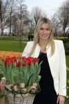 Lisse 9 april 2016
Doop van tulip Estavana Polman in de keukenhof. Estavana is de nieuwe vriendin van Rafael v d Vaart. Haar ouders zijn ook aanwezig.