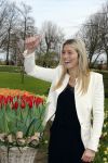Lisse 9 april 2016
Doop van tulip Estavana Polman in de keukenhof. Estavana is de nieuwe vriendin van Rafael v d Vaart. Haar ouders zijn ook aanwezig.